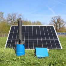 Cargar imagen en el visor de la galería, Sistema de bombeo solar S1-200 HR-23 // - Caudal máx. 27.000 litros/día - Altura máx. 17 metros
